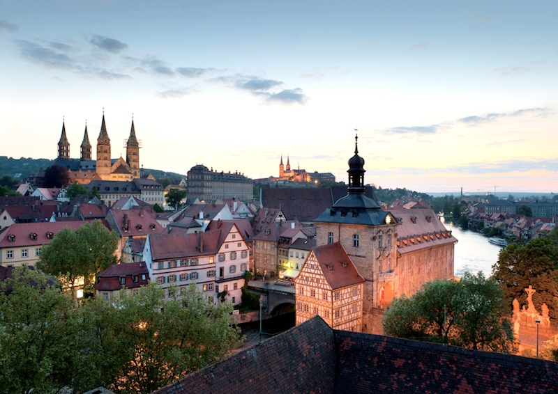 La vieille ville de Bamberg, l'un des 36 sites UNESCO de l'Allemagne. © FrankenTourismus TKS Bamberg Hub