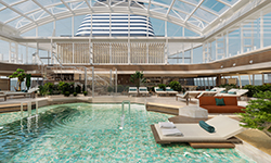 Piscine Intérieure © Explora Journeys Piscine Intérieure © Explora Journeys