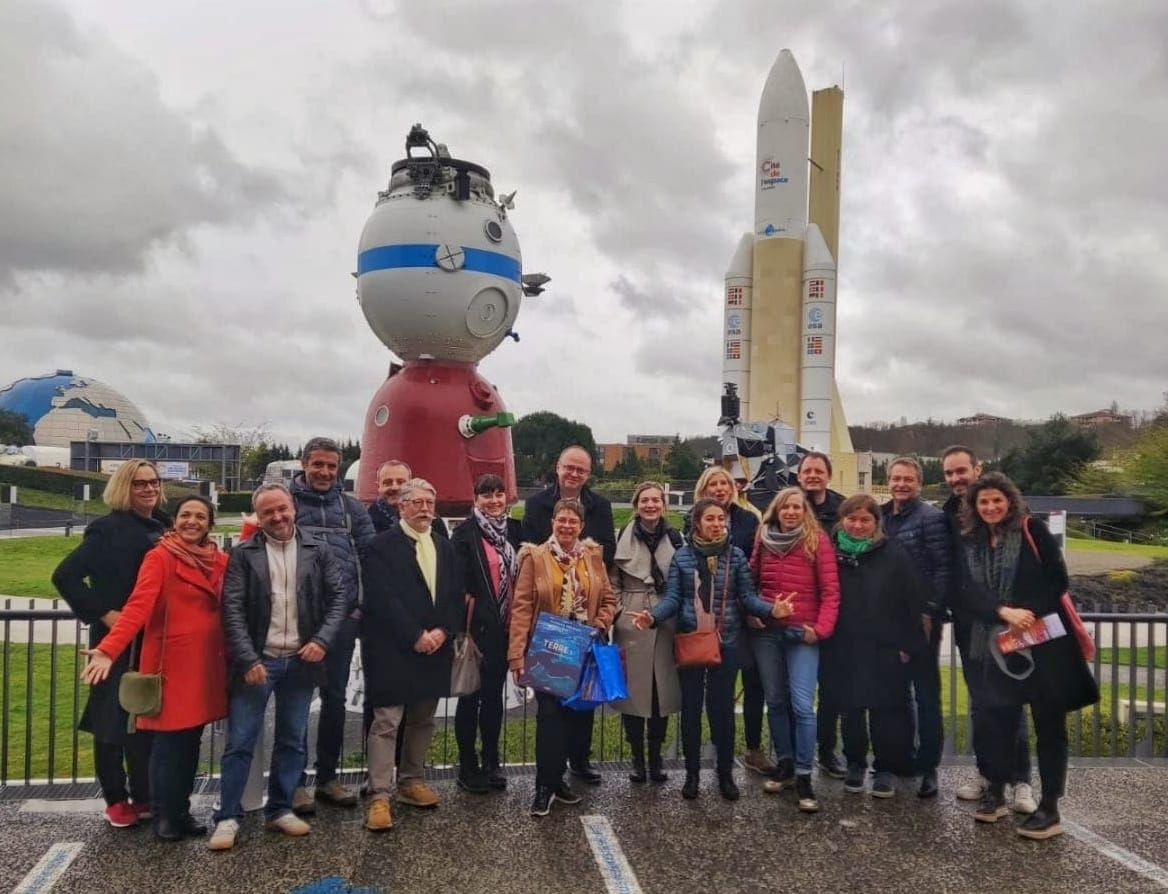 La délégation France DMC Alliance à la Cité de l'Espace (©FDMCA)