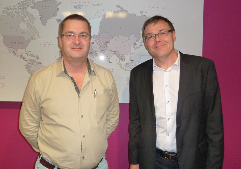 Thierry Houalard, son Président  accompagné de Frédéric Marchand - DR