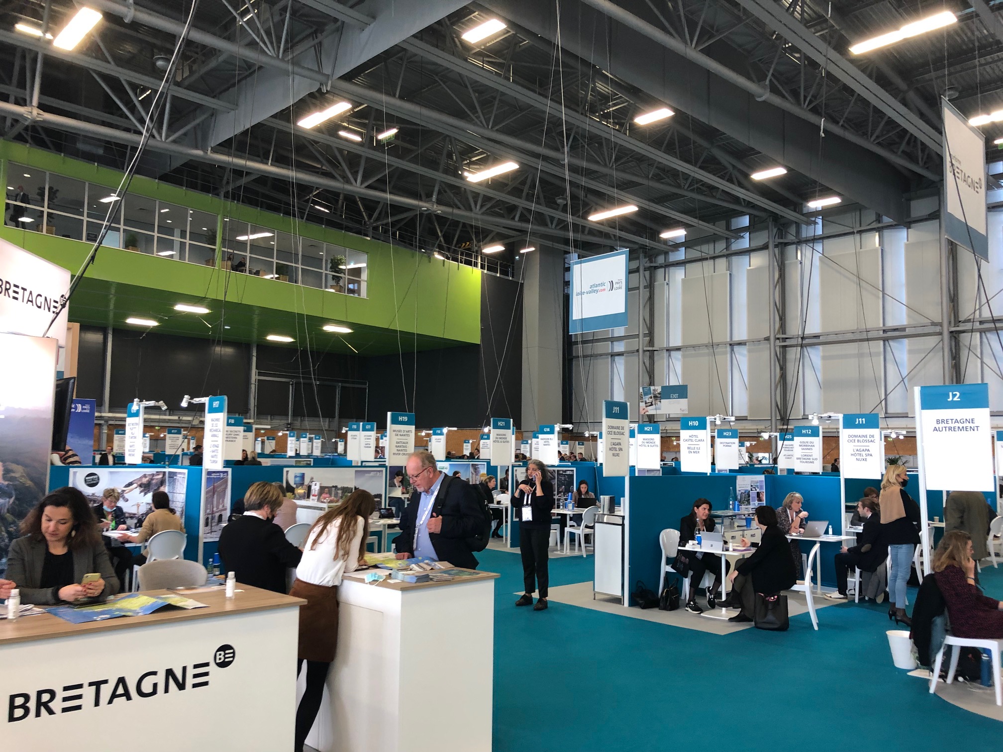 Des rendez-vous animés de stand en stand (©BC) Des rendez-vous animés de stand en stand (©BC)