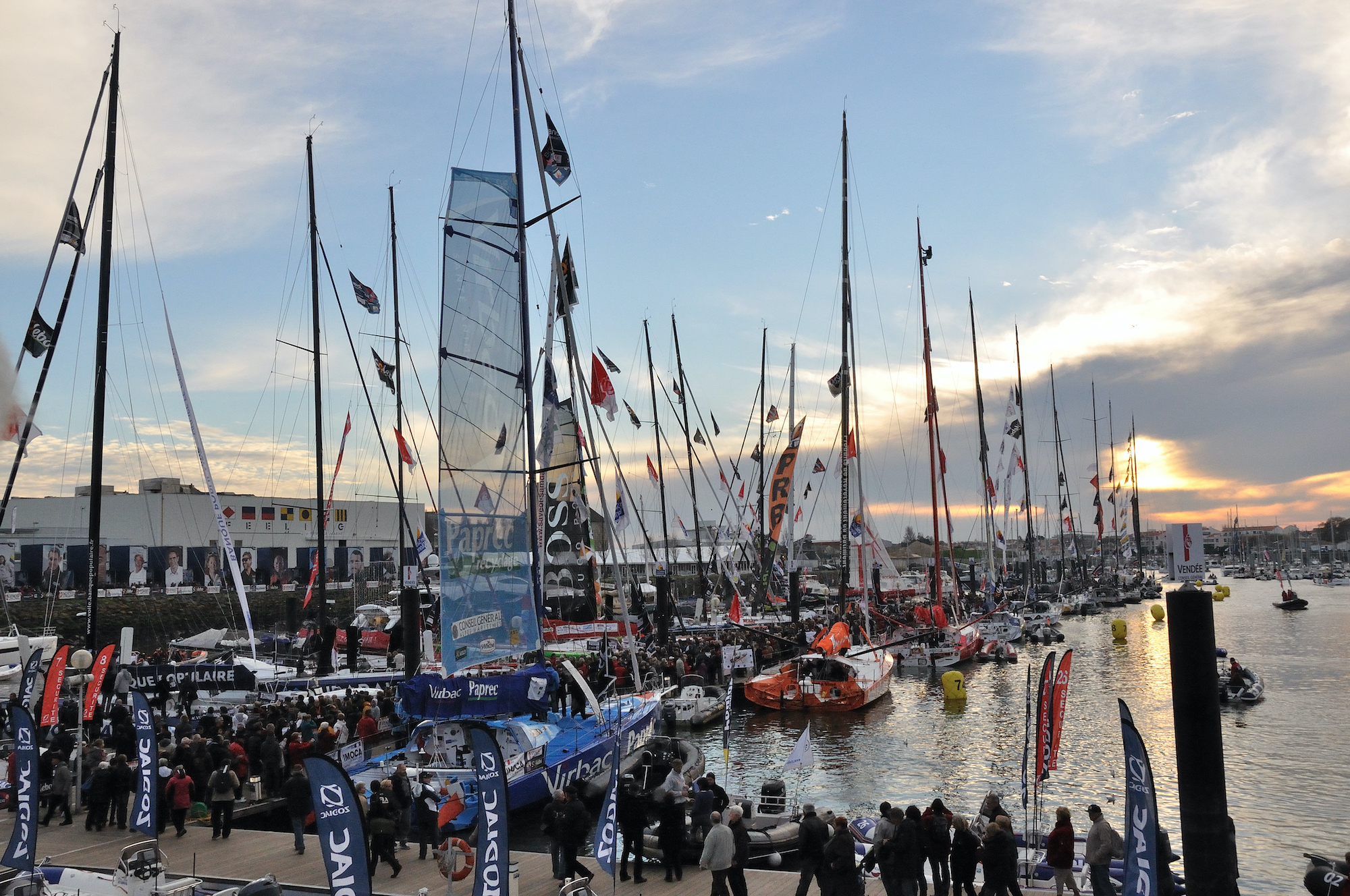 Vendée Globe un rendez-vous autant touristique que sportif (©wikipedia)