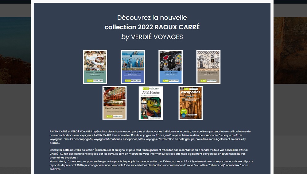 Verdié Voyages vient de finaliser l'acquisition de Carré Voyages - DR
