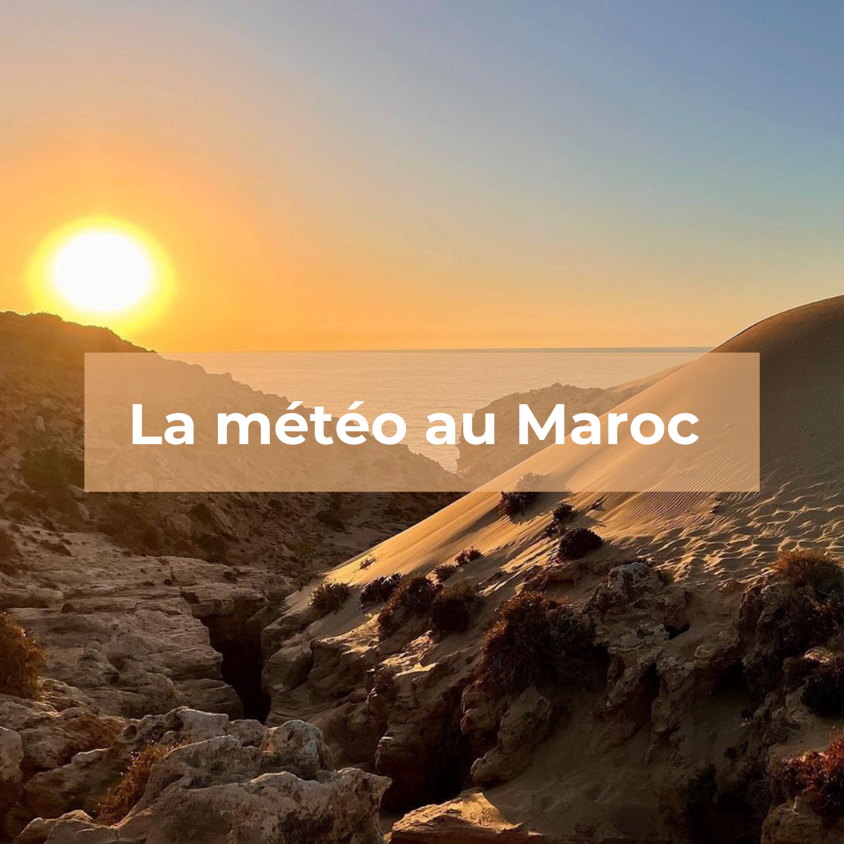 La météo au Maroc - Imsouane Paradis Plage - Instagram © @chl_worldwide