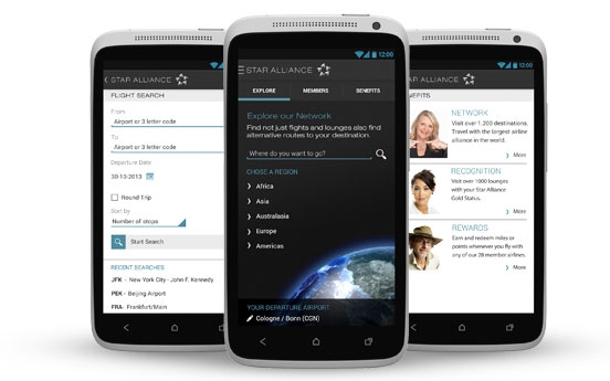 L'application Star Alliance disponible sur Android