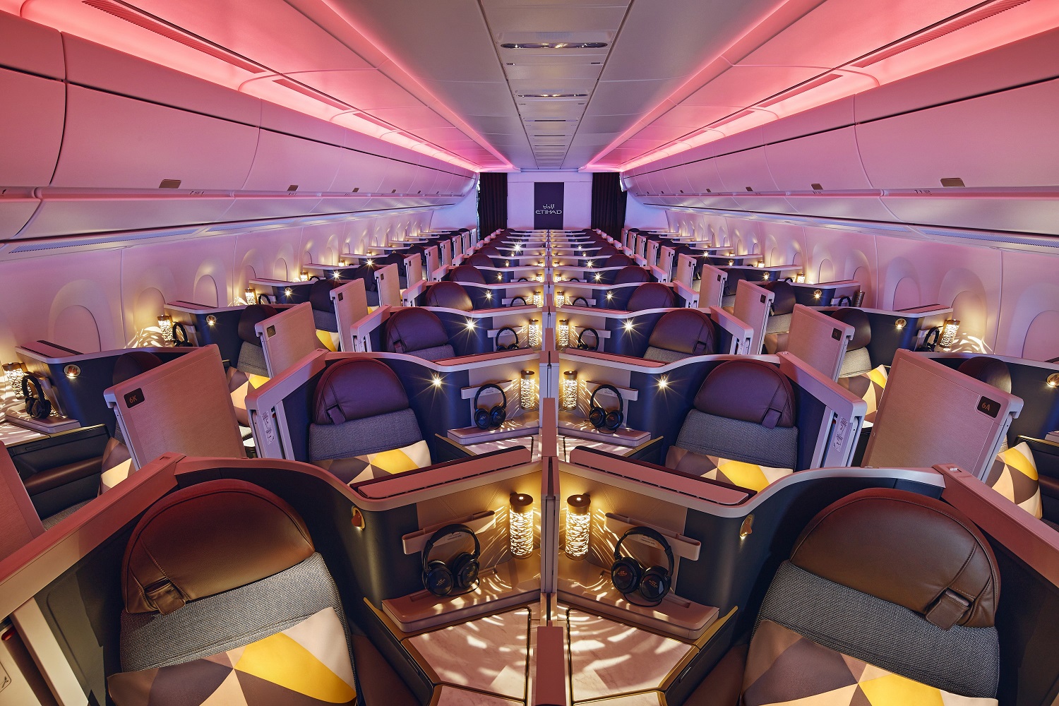 La cabine business © Etihad