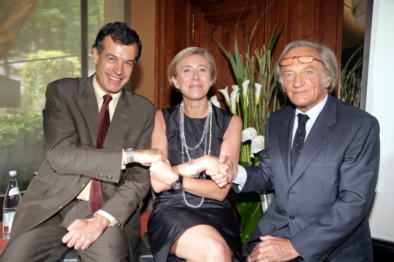 H.G. d'Estaing, Laurence Clément-Berman et Philippe Tesson (cliquer pour agrandir)
