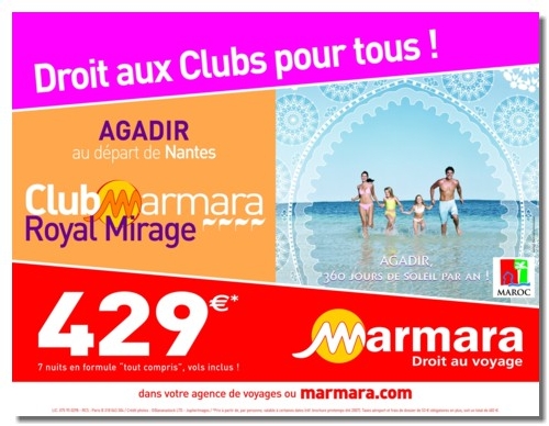 Campagne : Marmara prône le ''Droit aux Clubs pour tous'' Campagne : Marmara prône le ''Droit aux Clubs pour tous''