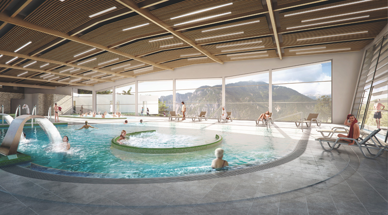Complexe thermal Berthemont les Bains dans la vallée de la Vésubie - DR