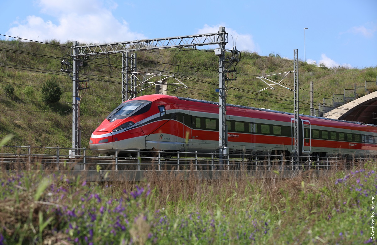 Depuis le 5 avril 2022, le Frecciarossa rejoint Paris et Lyon quotidiennement - @Trenitalia