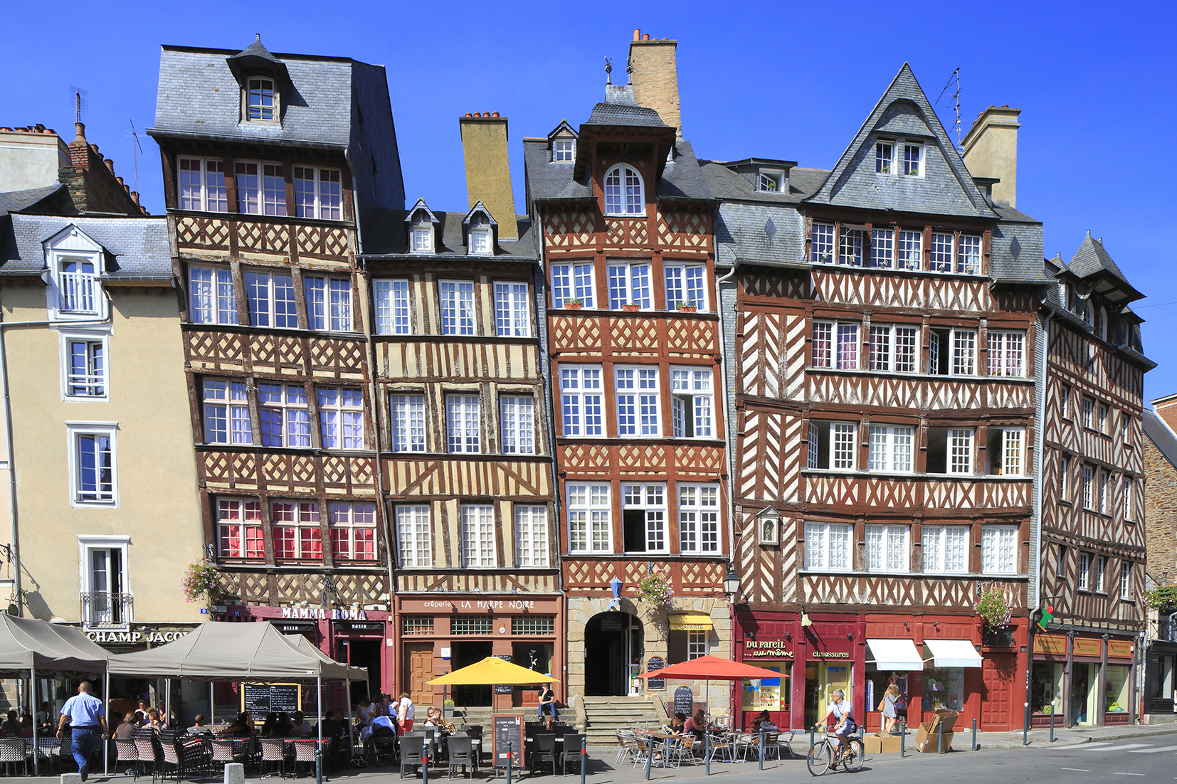La vieille ville de Rennes (©Ludovic Maisant)