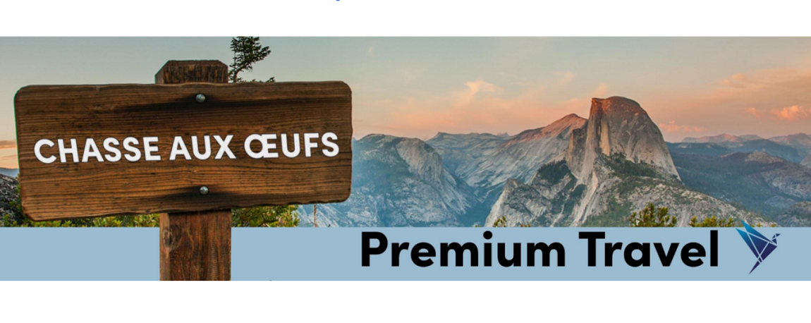 La chasse aux oeufs de Premium Travel durera jusqu'au 28 avril - @Premium Travel