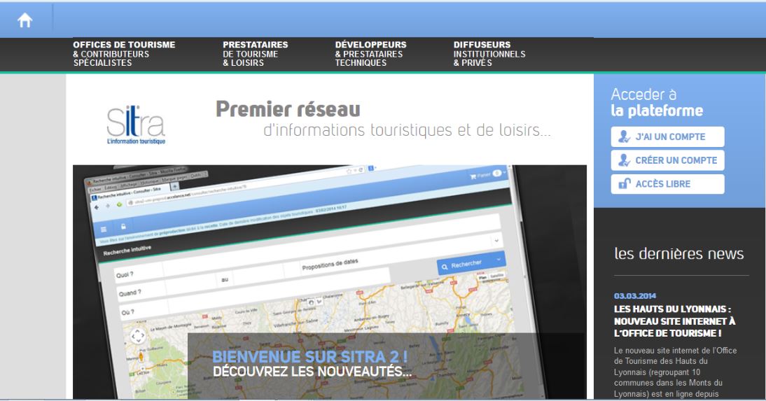 Depuis février, le site a migré vers une nouvelle plateforme plus numérique et plus collaborative : Sitra 2.