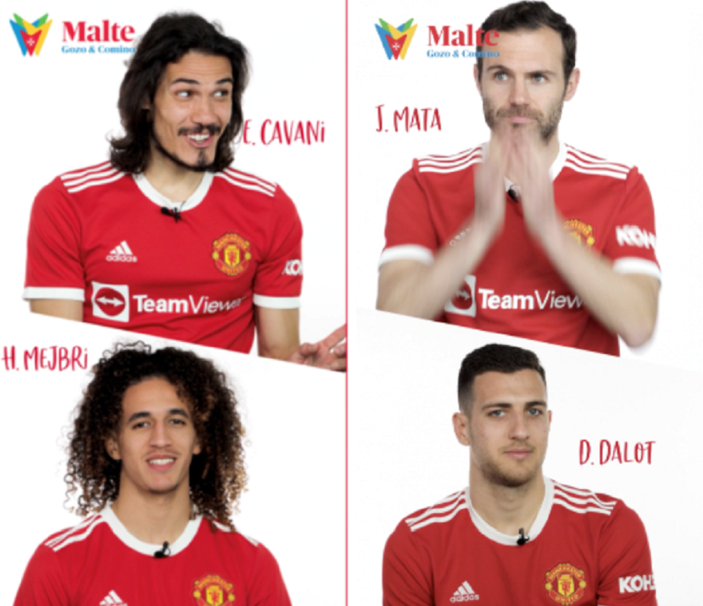 4 joueurs de Manchester United ont donné leur avis sur Malte en vidéo - @Office du Tourisme de Malte