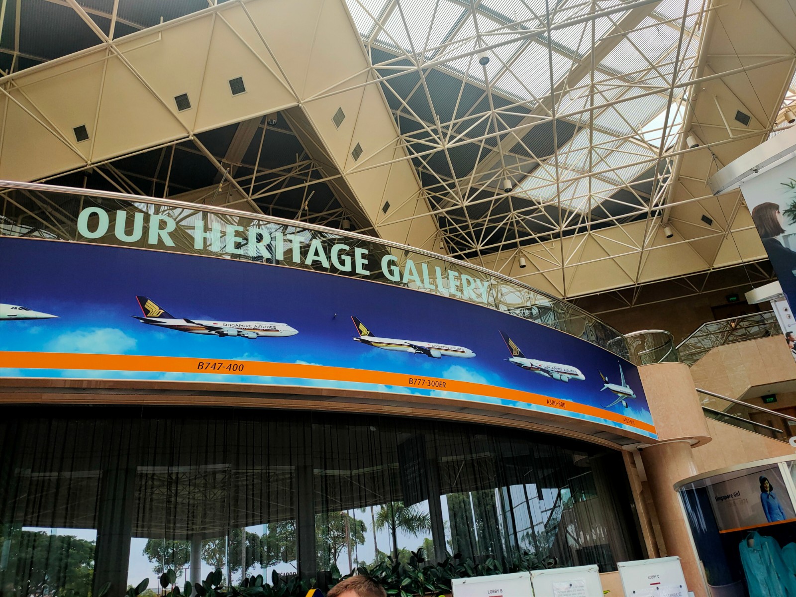 La "galerie de l'héritage" de Singapore Airlines © PG TM