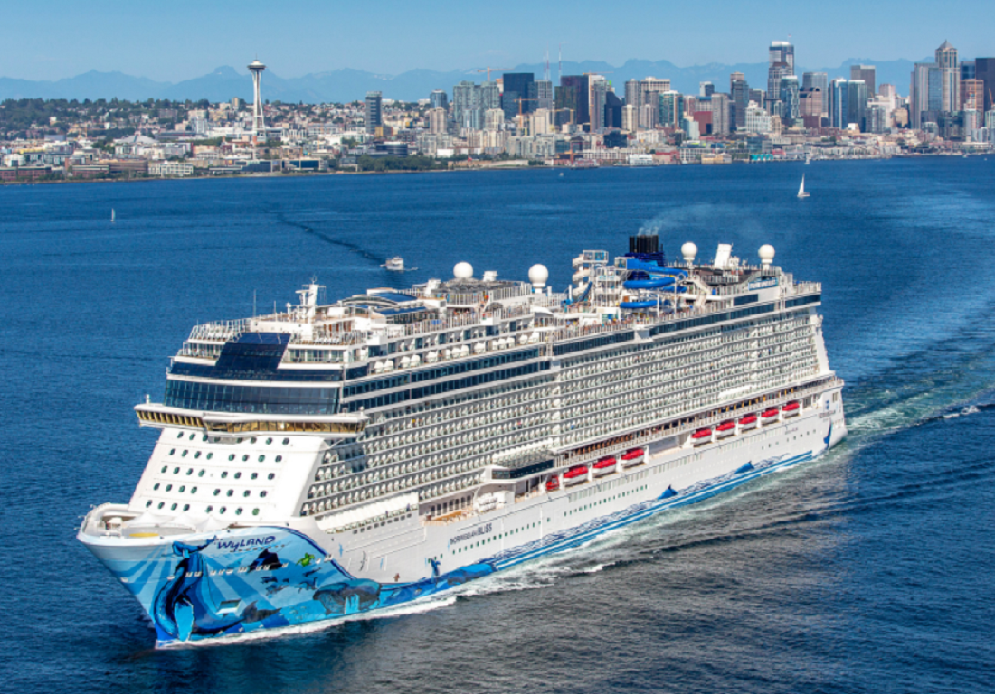 Le Norwegian Bliss sera le premier navire à se rendre en Alaska depuis Seattle cette saison - @Norwegian Cruise Line