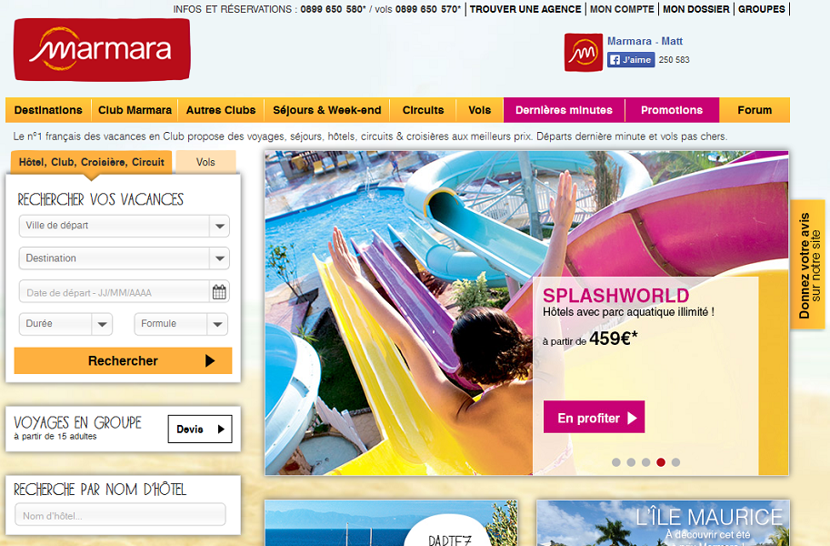 Marmara et Passion des Îles mettent leur production à disposition des agences de voyages Selectour Afat - Capture d'écran Marmara et Passion des Îles mettent leur production à disposition des agences de voyages Selectour Afat - Capture d'écran