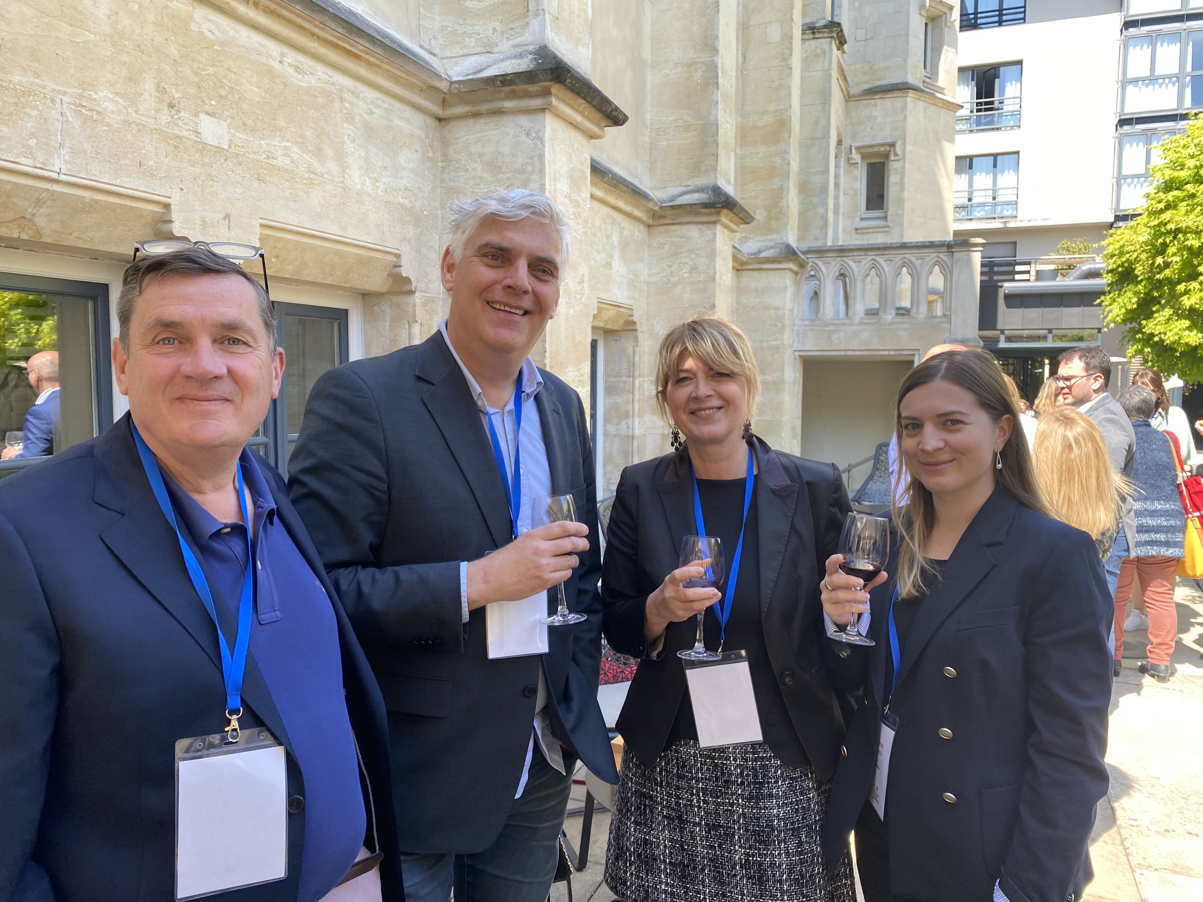 Laurent Singer (Parc de Ste Croix), Peter Boendermaker (ARTGE), Michelle Kunegel (LK Tours) et Mylène Vrtikapa (Lisela by LK Tours) - DR : BC