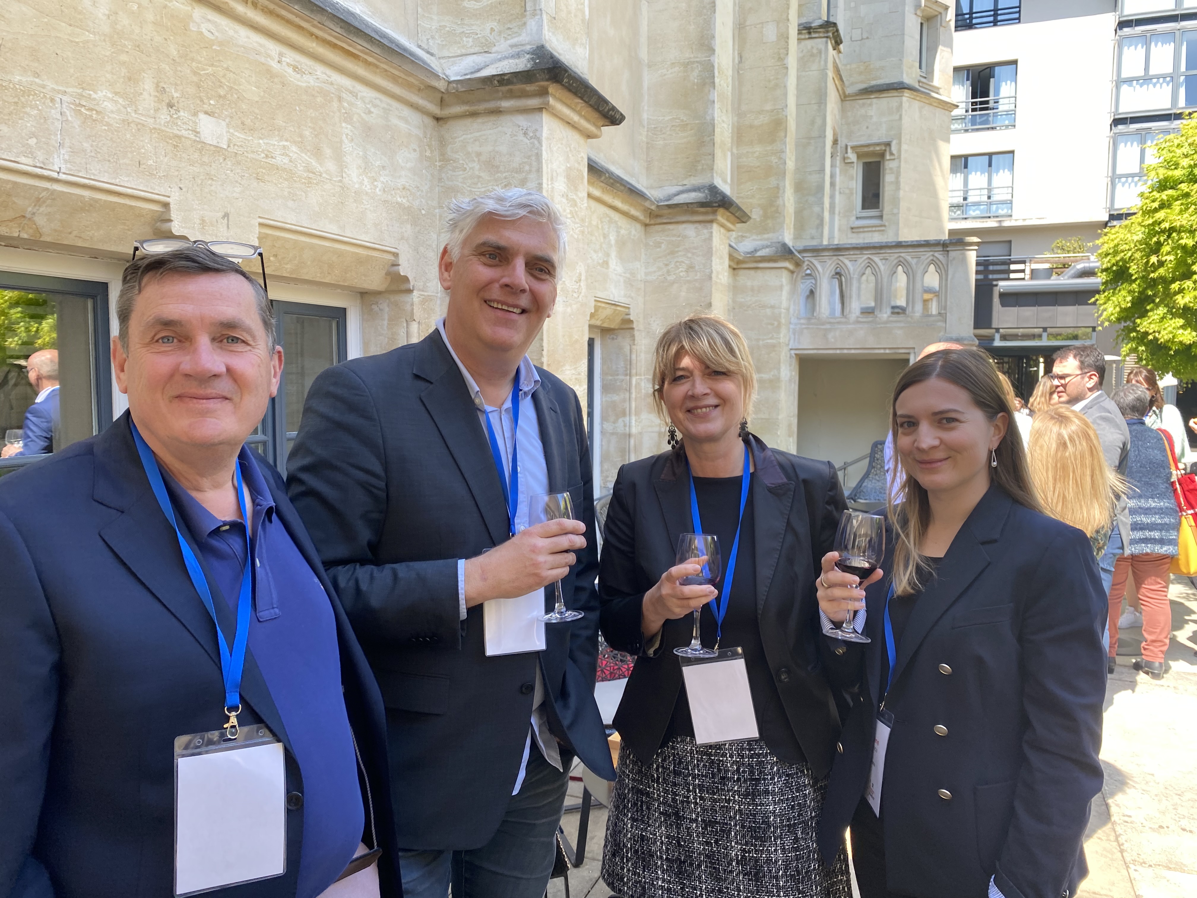 Laurent Singer (Parc de Ste Croix), Peter Boendermaker (ARTGE), Michelle Kunegel (LK Tours) et Mylène Vrtikapa (Lisela by LK Tours) - DR : BC Laurent Singer (Parc de Ste Croix), Peter Boendermaker (ARTGE), Michelle Kunegel (LK Tours) et Mylène Vrtikapa (Lisela by LK Tours) - DR : BC