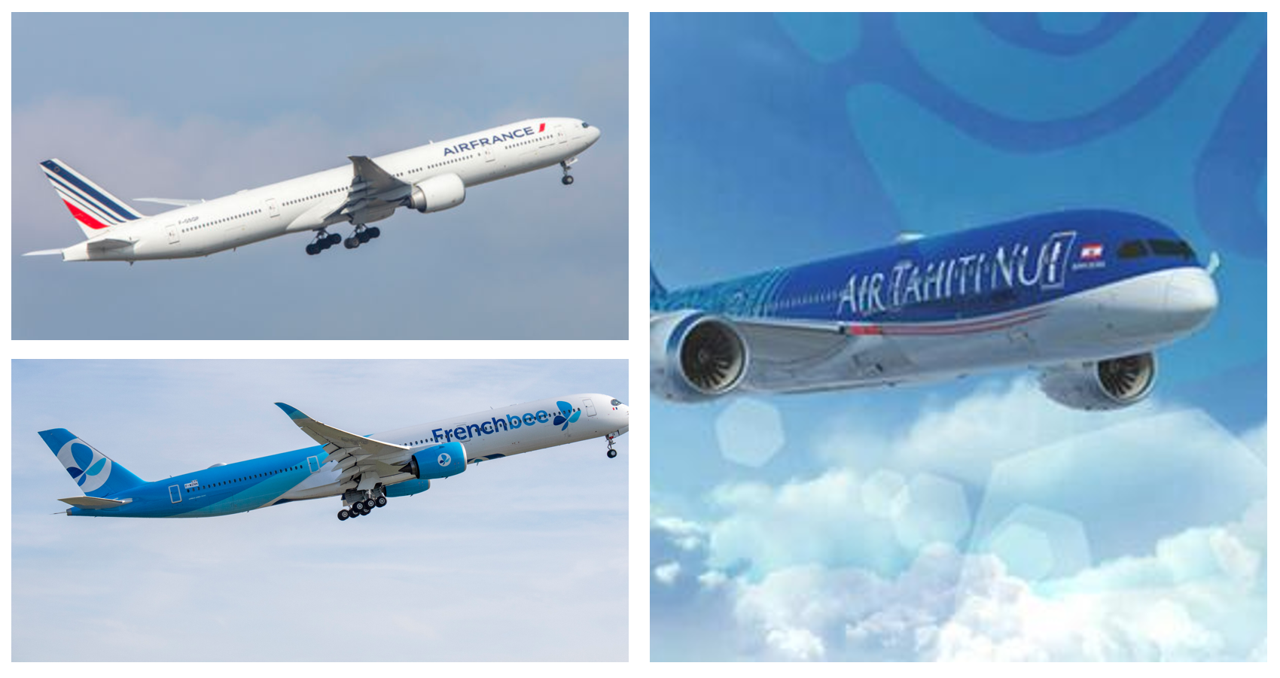 Air France, Air Tahiti Nui et French bee desservent Los Angeles - DR