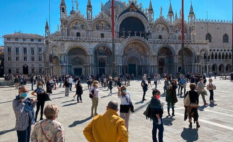 L'Italie connait aussi un fort rebond d'activité en début d'année (Carnaval Venise)