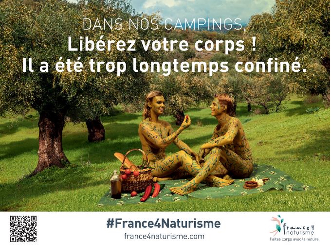 Tout nu et tout bronzé... France 4 Naturisme s’affiche contre les fausses idées