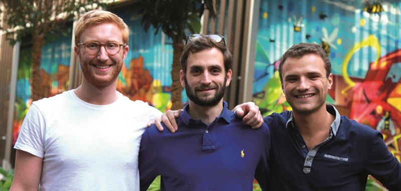 Edouard Eyglunent, Grégoire Hugon, Arnaud Tiret, les trois fondateurs (©DR)