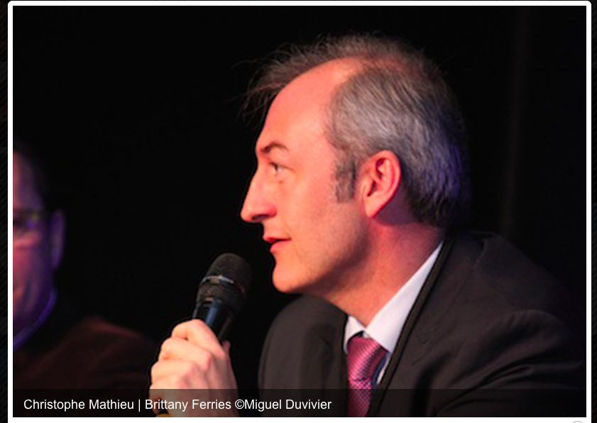 Christophe Mathieu, directeur de la stratégie de Brittany Ferries