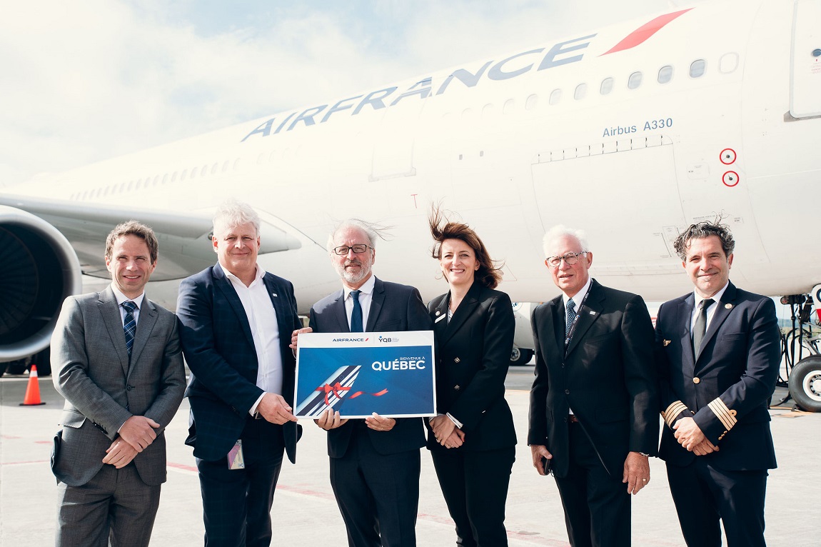 Le mardi 17 mai, Air France a inauguré sa nouvelle liaison directe entre Paris-Charles de Gaulle et la ville canadienne - @ Air France