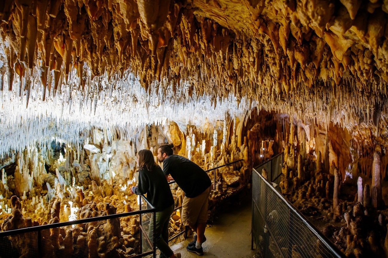 Les conteurs à la Grotte de Villars (©DR)