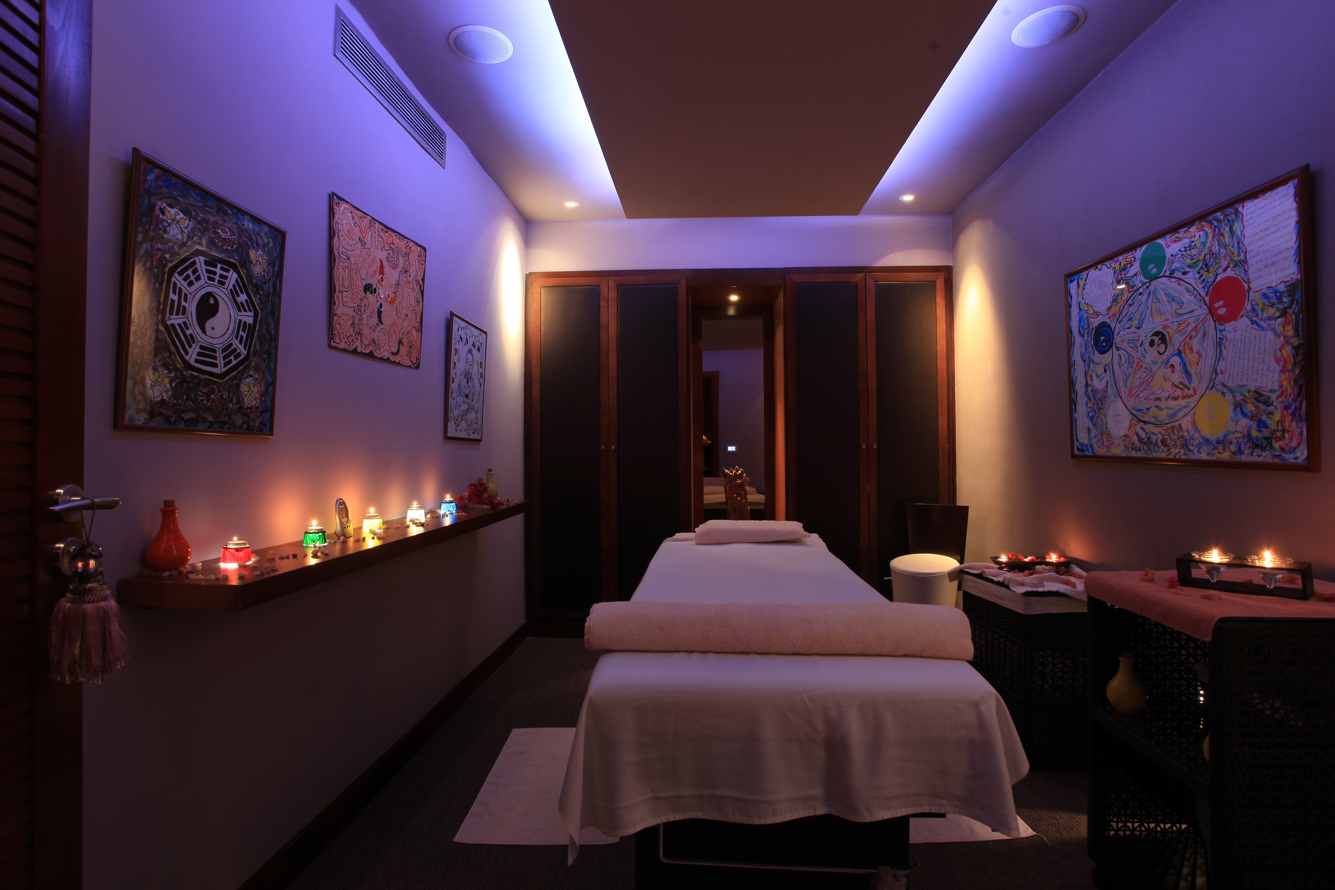 Une cabine du Spa Athénée Thalgo - DR