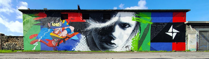 Fresque Orelsan à Caen © Severine Freres