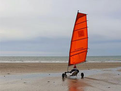 Char à voile à Breteville sur Ay © Daniele Dumas