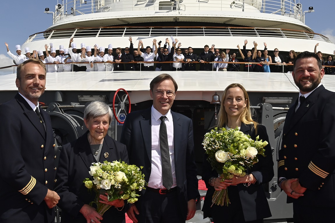 Le Bellot, l’un des derniers-nés de la série des PONANT EXPLORERS, vient d'être baptisé - @PONANT