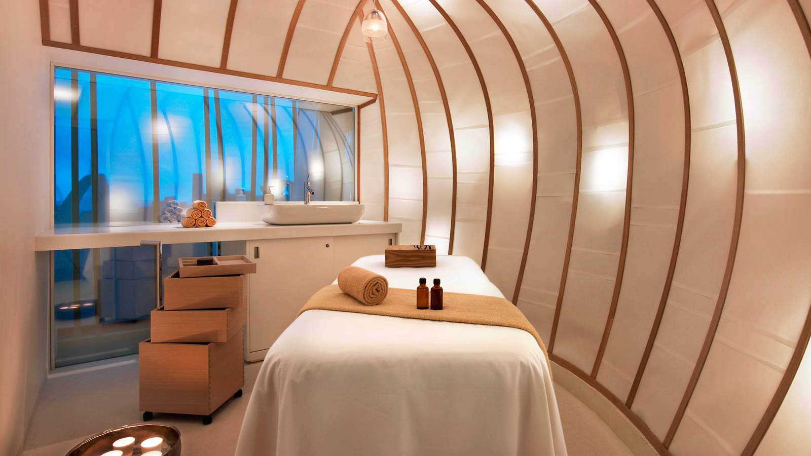 Spa Six Senses aux cabines "cocon" en bambou