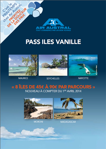 Réunion : Air Austral lance le pass Iles Vanille