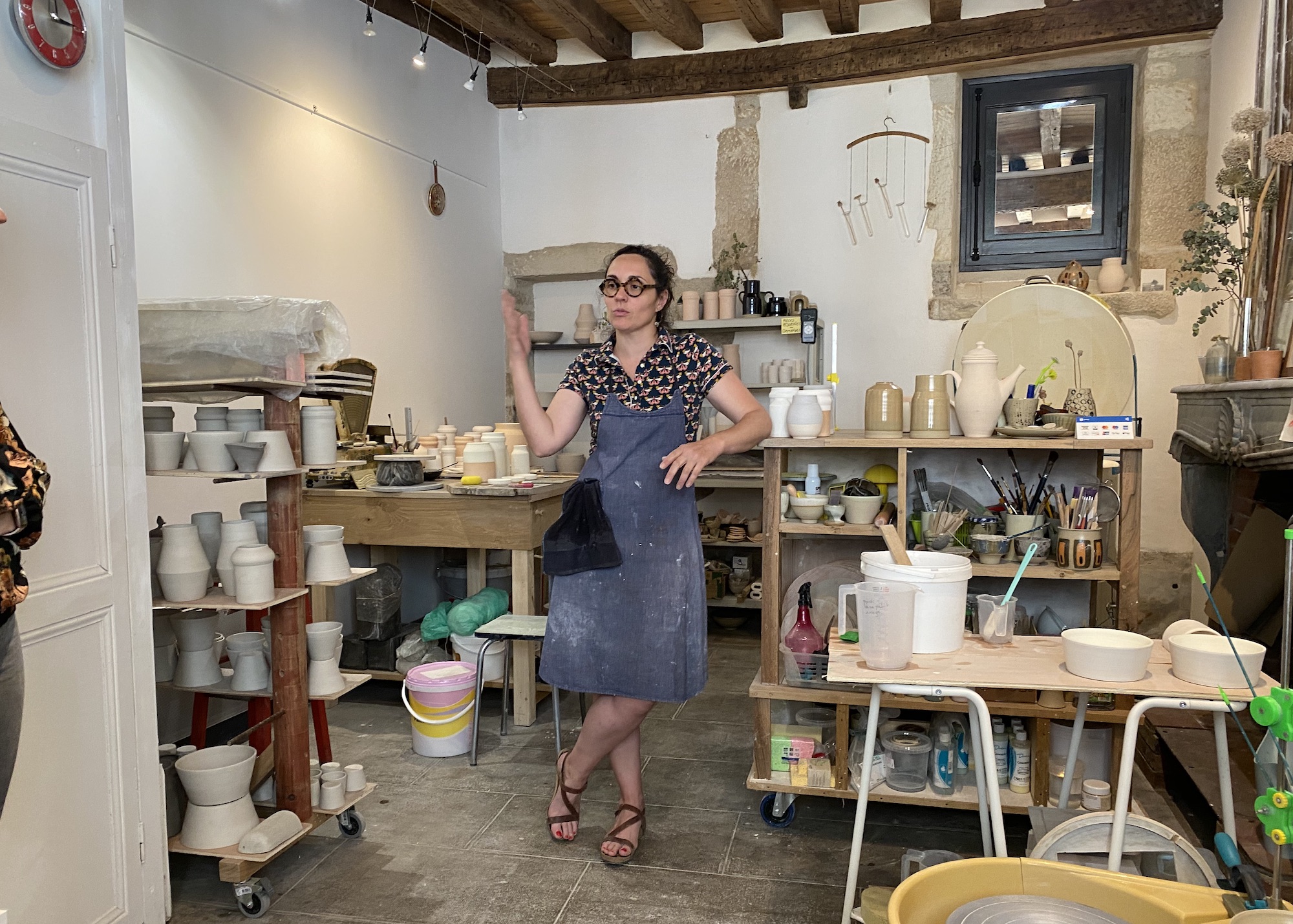 Stéphanie Wahl, devenue céramiste après des années à l'OT du département - DR : B.C. Stéphanie Wahl, devenue céramiste après des années à l'OT du département - DR : B.C.