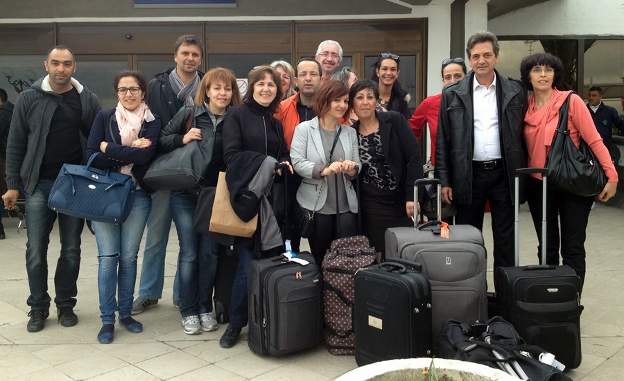 Les participants à l'éductour organisé du 27 au 30 mars à Tunis, Hammamet et Monastir. /photo dr