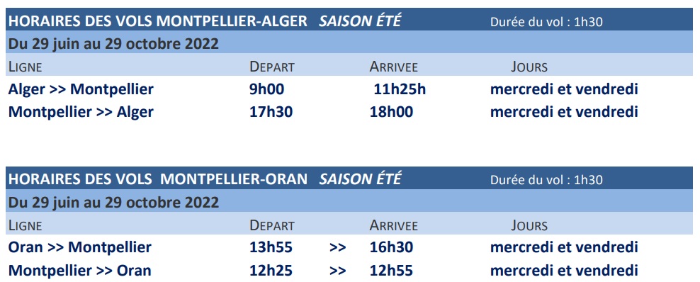 Montpellier : Air Algérie rouvre ses lignes vers Alger et Oran