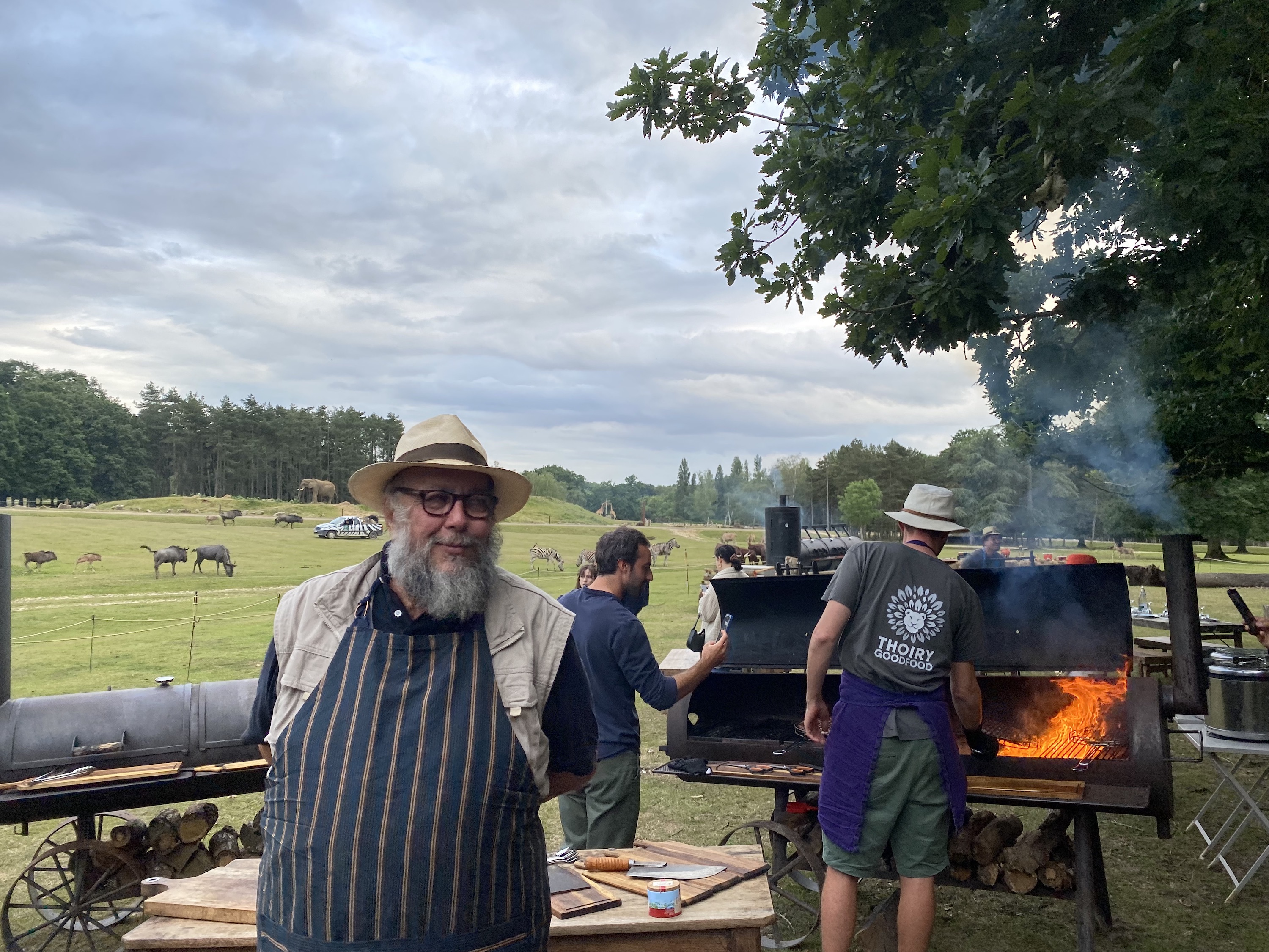 Le Chef Kobus Botha prépare une soirée braï, le barbecue sud-africain (©BC)