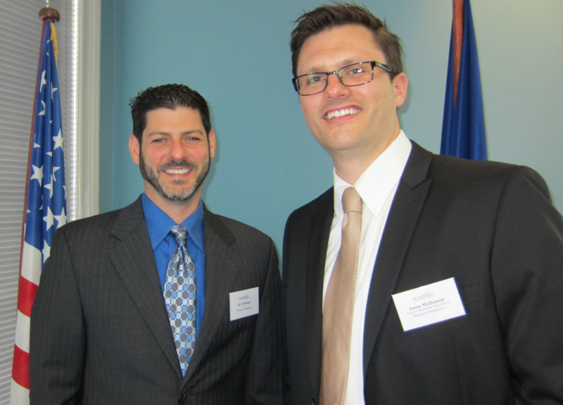Jay Feitlinger et Jason Mcdonald veulent aider les entreprises françaises à se lancer sur le marché américain. Photo LAC Jay Feitlinger et Jason Mcdonald veulent aider les entreprises françaises à se lancer sur le marché américain. Photo LAC