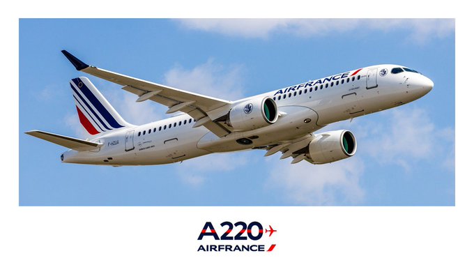 L'A220, un avion de nouvelle génération. Pour 2030, la compagnie vise 70% d’avions de nouvelle génération dans sa flotte - DR