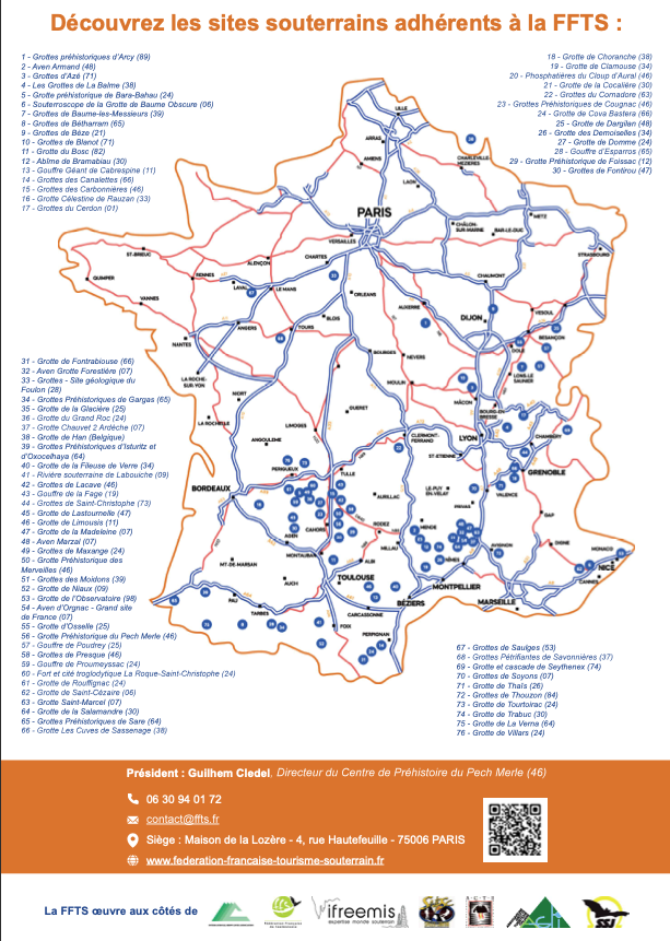 L’ANECAT devient la Fédération Française du Tourisme et Patrimoine Souterrain