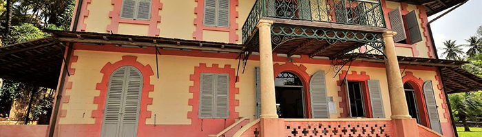 PASK CTG/ Entrée du musée de l’île Royale – ancien logement du commandant supérieur des îles