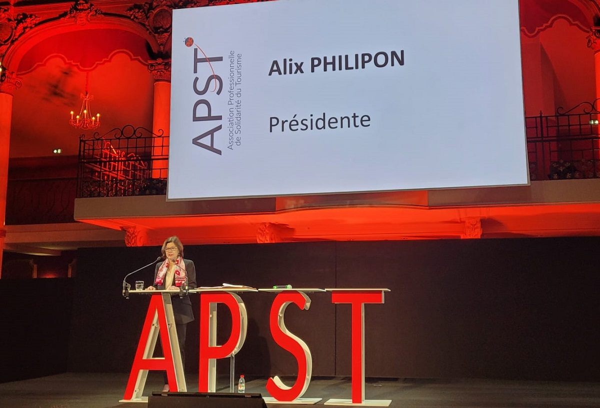 Pour sa dernière prise de parole, Alix Philipon a rappelé les crises successives qui ont marqué sa présidence - DR : A.B.