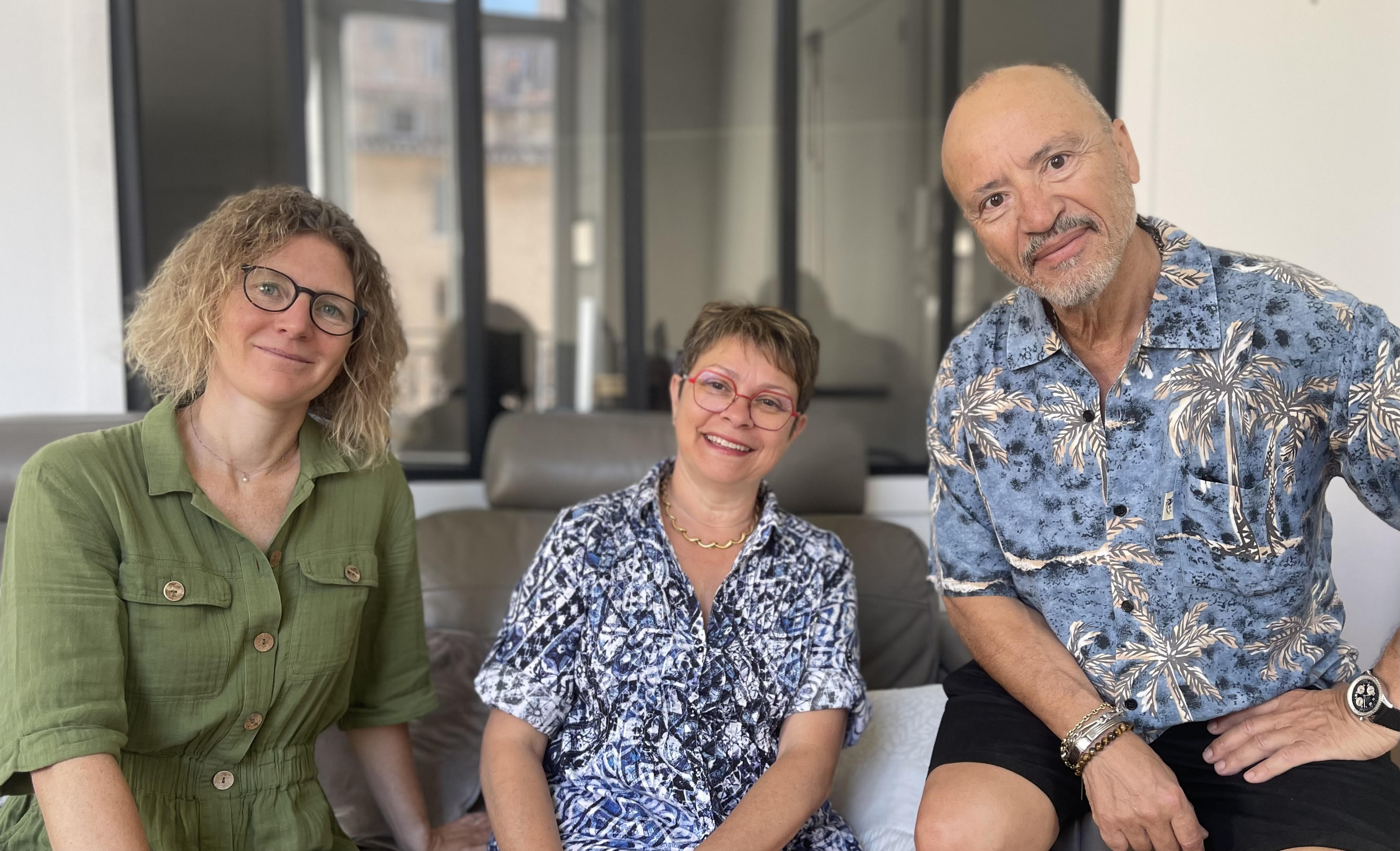 Patricia Linot dans les locaux et dans le studio TV de TourMaG.com à Marseille /photo AB