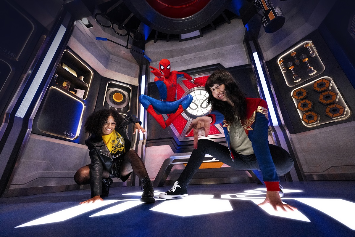 Les visiteurs peuvent rencontrer Spider-Man, Iron Man ou Captain Marvel au Hero Training Center - DR : Disneyland Paris