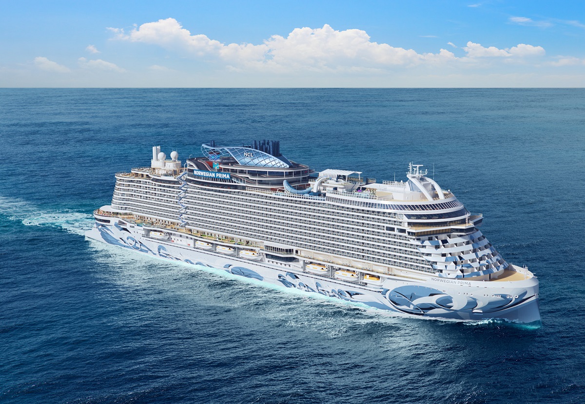 Fin août 2022, le 18e navire de NCL prendra le large. Le Norwegian Prima sera le premier de la nouvelle classe Prima. Cinq autres navires suivront - DR : NCL Fin août 2022, le 18e navire de NCL prendra le large. Le Norwegian Prima sera le premier de la nouvelle classe Prima. Cinq autres navires suivront - DR : NCL