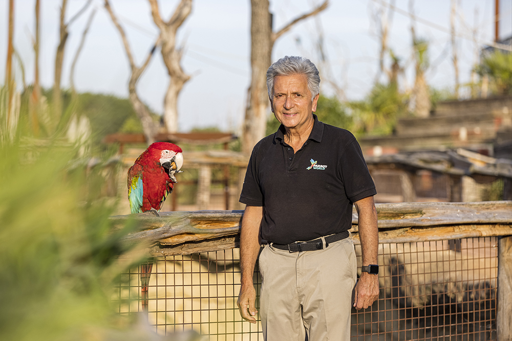 Eric Vignot, fondateur du Parrot World (©Ronan Rocher)