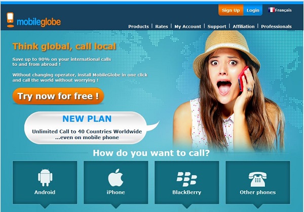 MobileGlobe propose aussi aux professionnels du tourisme de distribuer un service de « wifi portatif ».